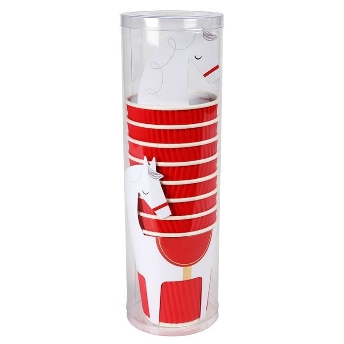 Papieren Bekers - Amerigo - Sinterklaasfeestje - 8 stuks