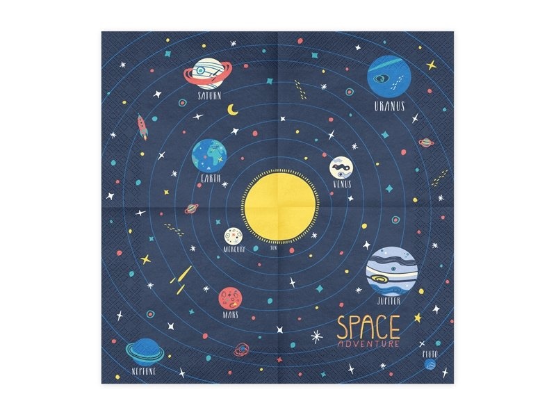 Servetten - Space Party - Ruimte kinderfeestje - 20 stuks