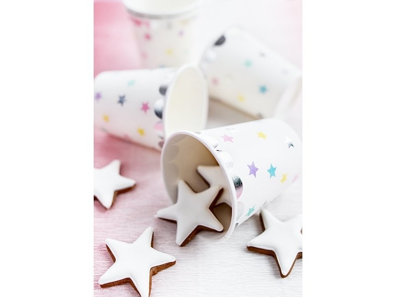 Papieren Bekers Unicorn - Make a Wish - Eenhoorn thema kinderfeestje - 6 stuks