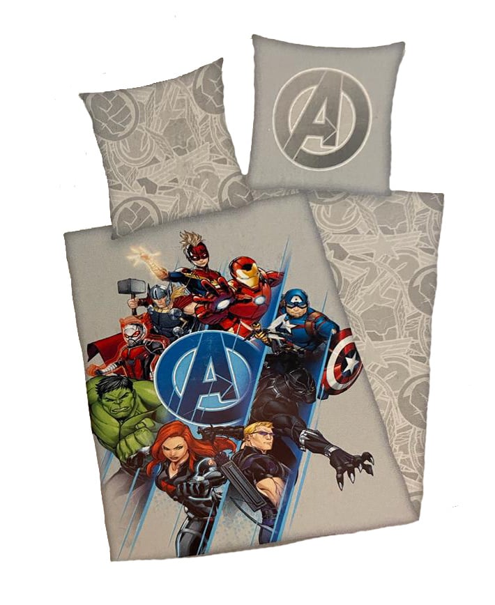 verzameling opstelling Goot Marvel Avengers - eenpersoons dekbedovertrek créme - 135x200 cm -  AmazingDeals