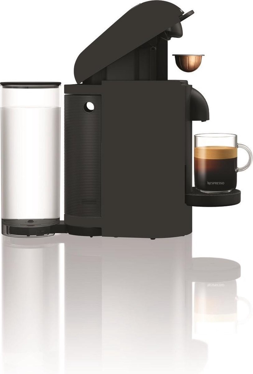 KRUPS Nespresso - Vertuo Plus mat zwart - incl. 1.8L reservoir + 20 cups