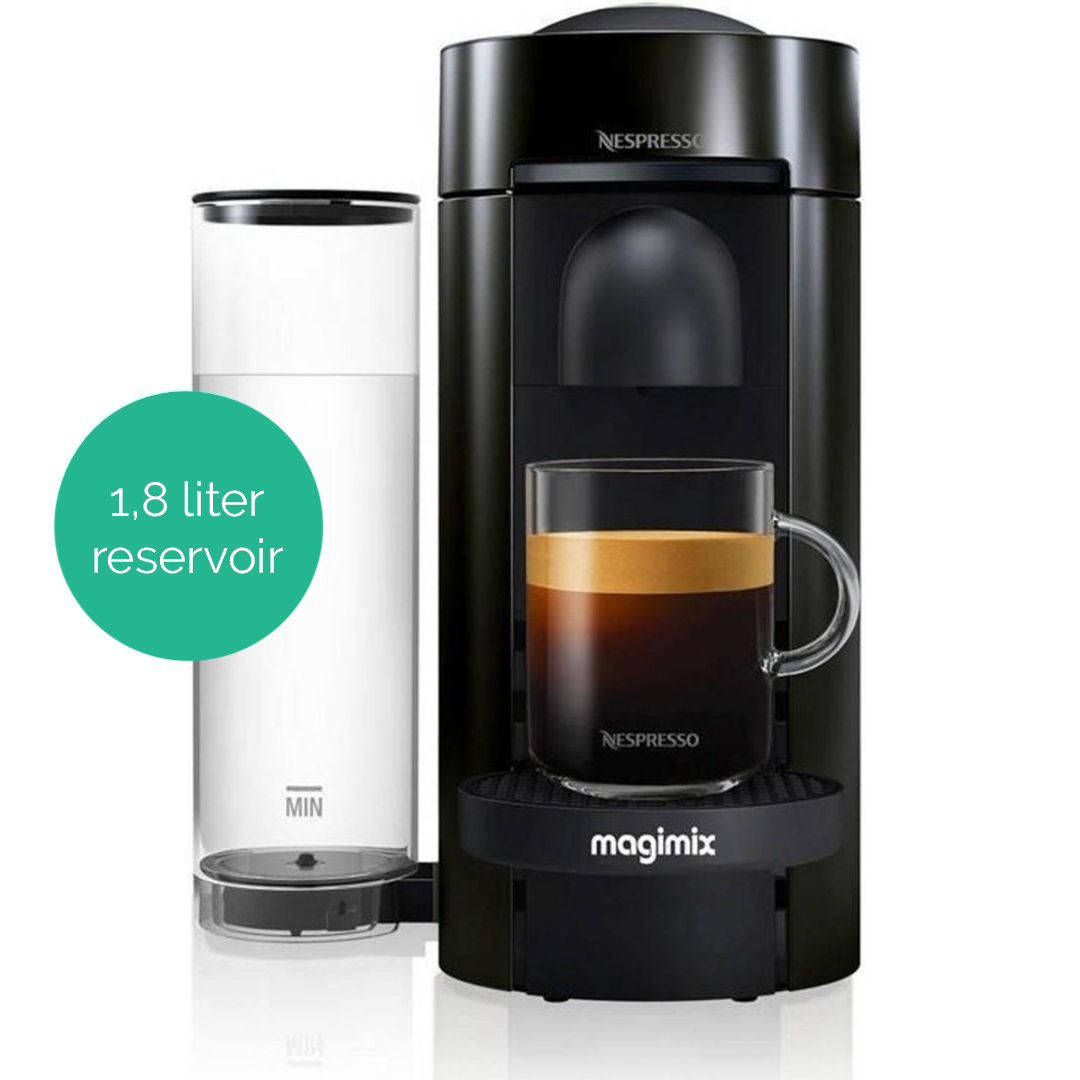 Magimix Nespresso Vertuo Plus zwart - incl. 1.8L 20 cups - AmazingDeals
