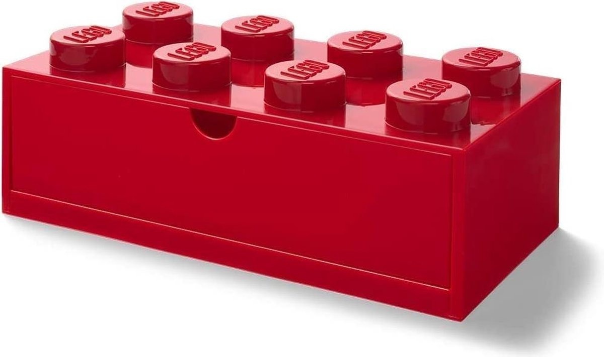 LEGO opbergbox met lade 8 noppen 15,8 x 31,6 cm