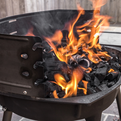 BBQ aanmaakbalset - 6 stuks in een doos - hout/wax