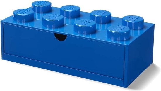 LEGO opbergbox met lade 8 noppen 15,8 x 31,6 cm