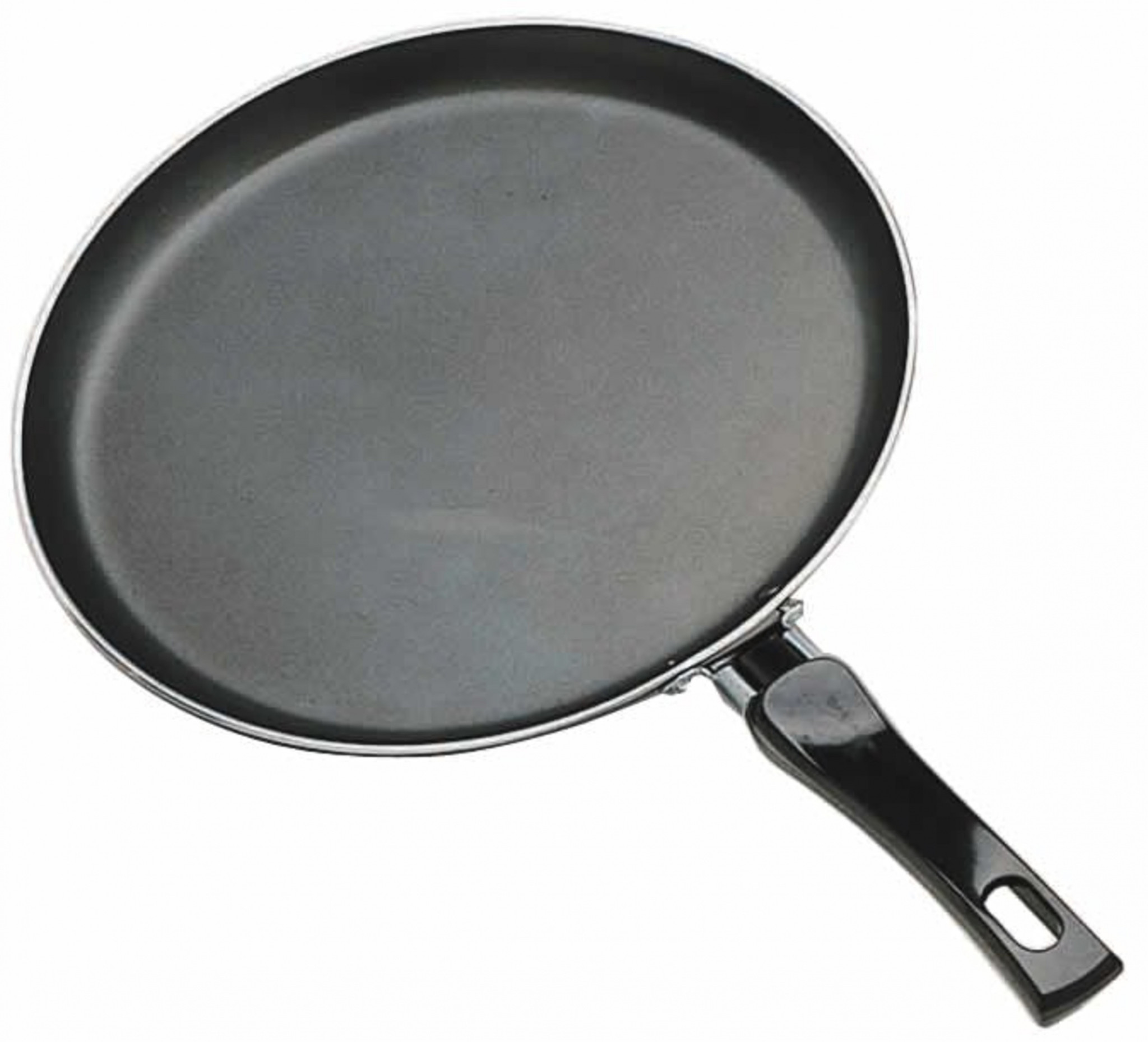 KitchenCraft Pannenkoekenpan / Crêpes pan 24 cm - 2x titanium - zwart