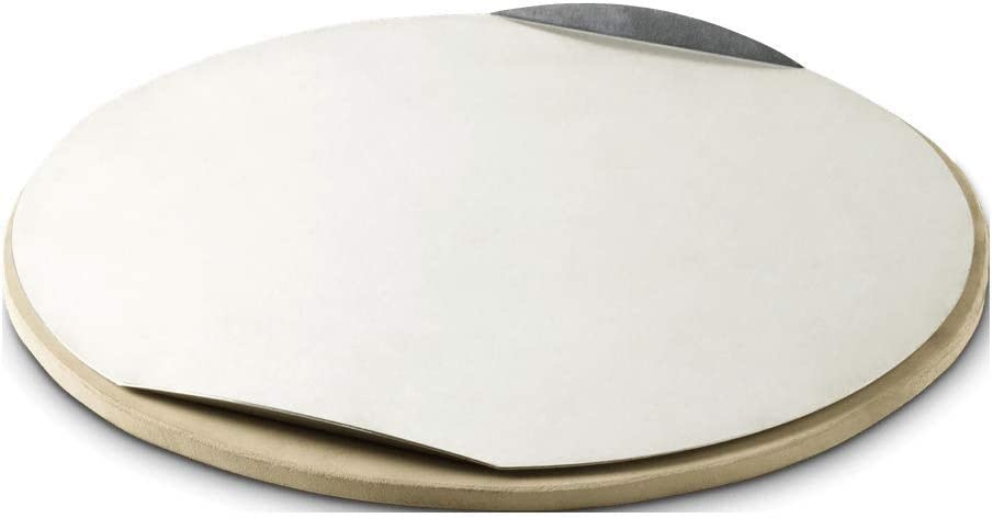 Pizzasteen 38 cm met RVS pizzaschep - 2delige set