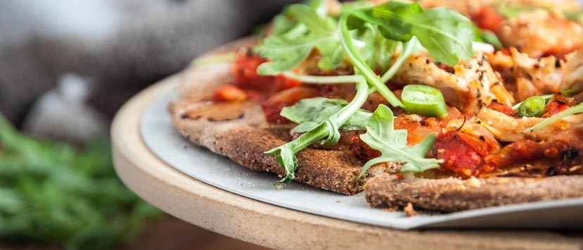 Pizzasteen 38 cm met RVS pizzaschep - 2delige set