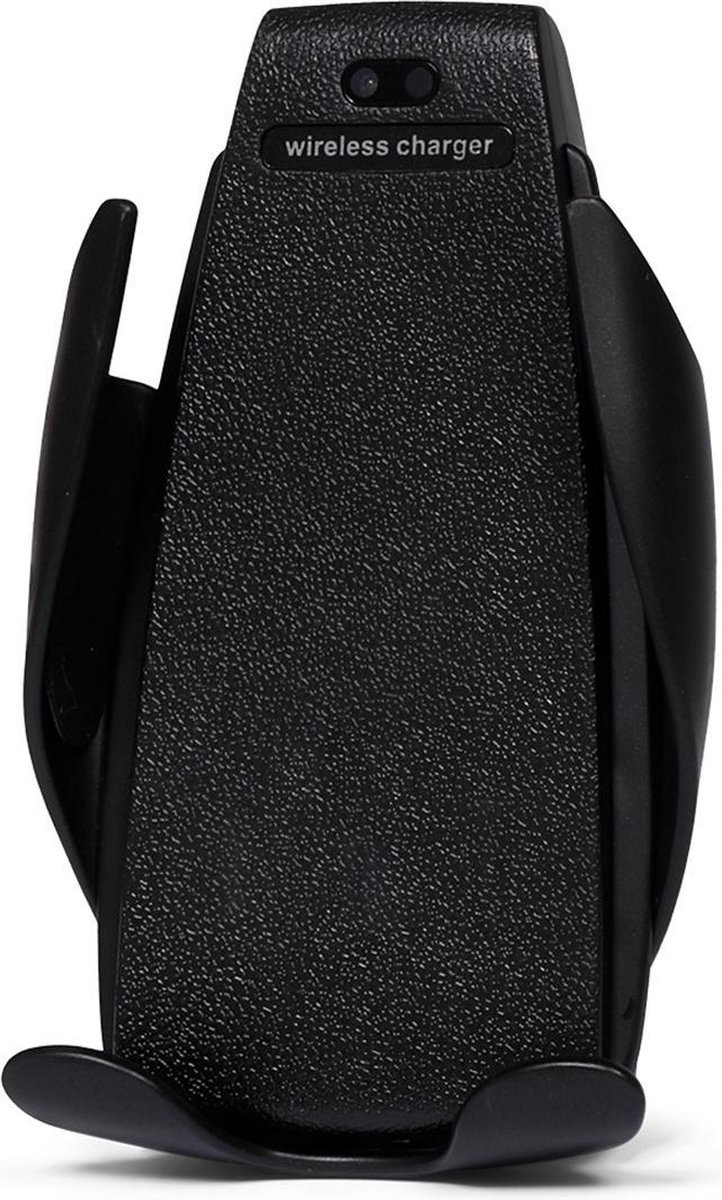 BRAINZ Universele Draadloze 2-in-1 Carkit telefoonhouder en lader - Zwart