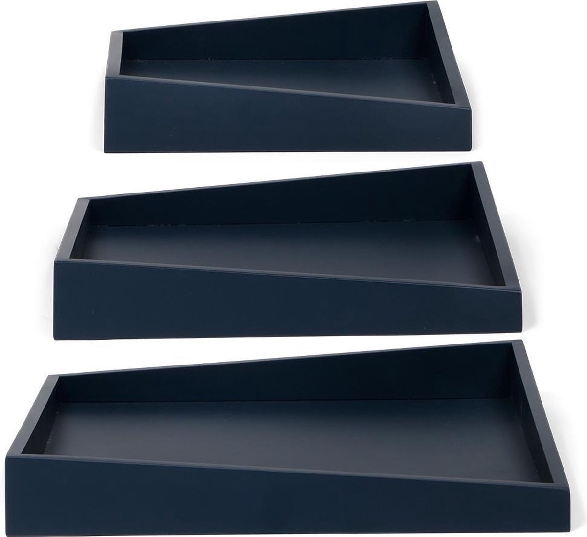 SENZA Asymmetrische Dienblad Blauw - 30x30 cm