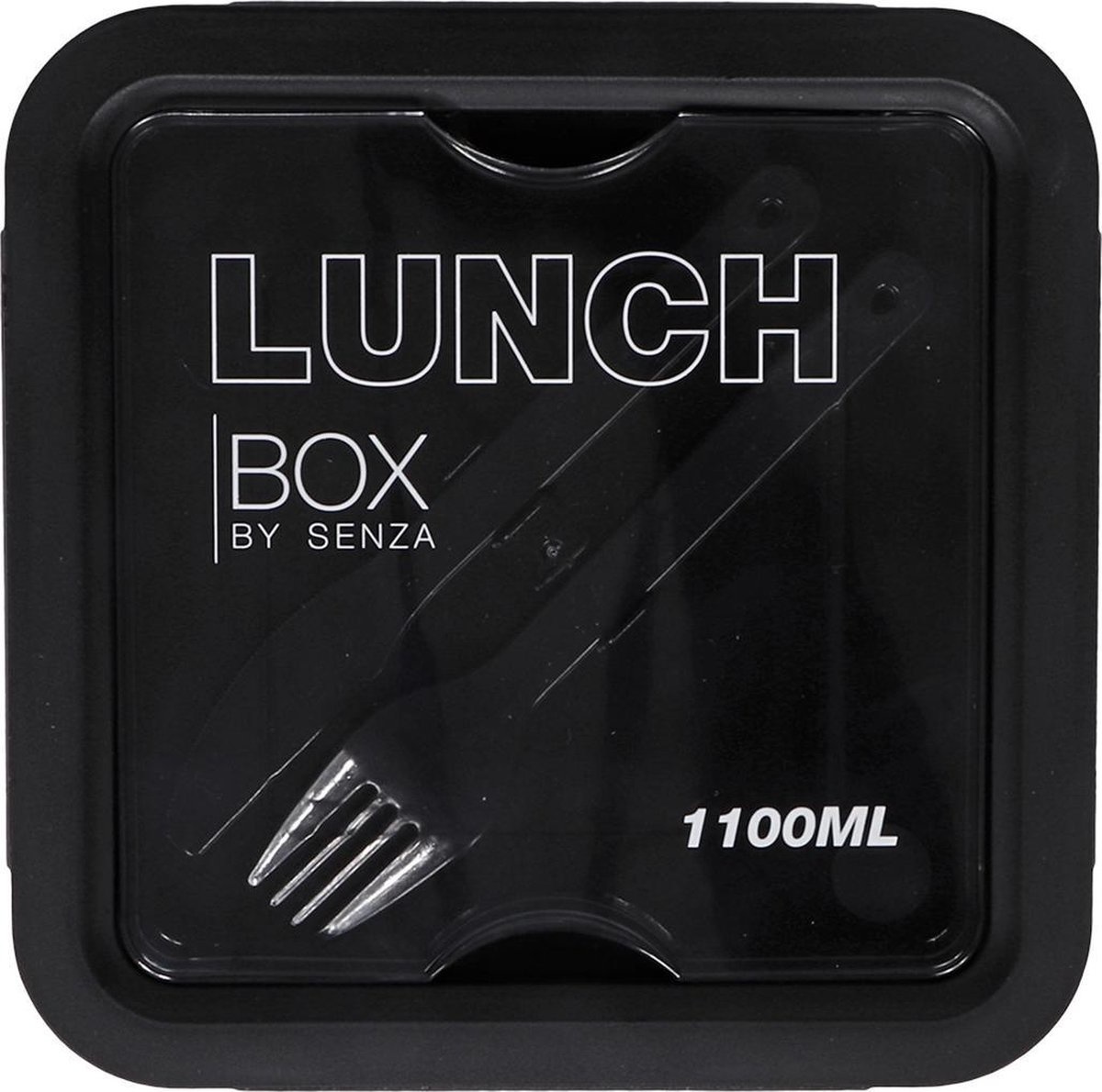 SENZA Tarwestro Lunch Box 1100ml Black