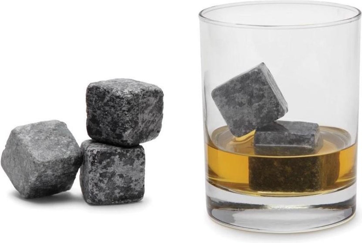 SENZA Cooling stones - IJsblokjes van Marmer - set van 4 stuks
