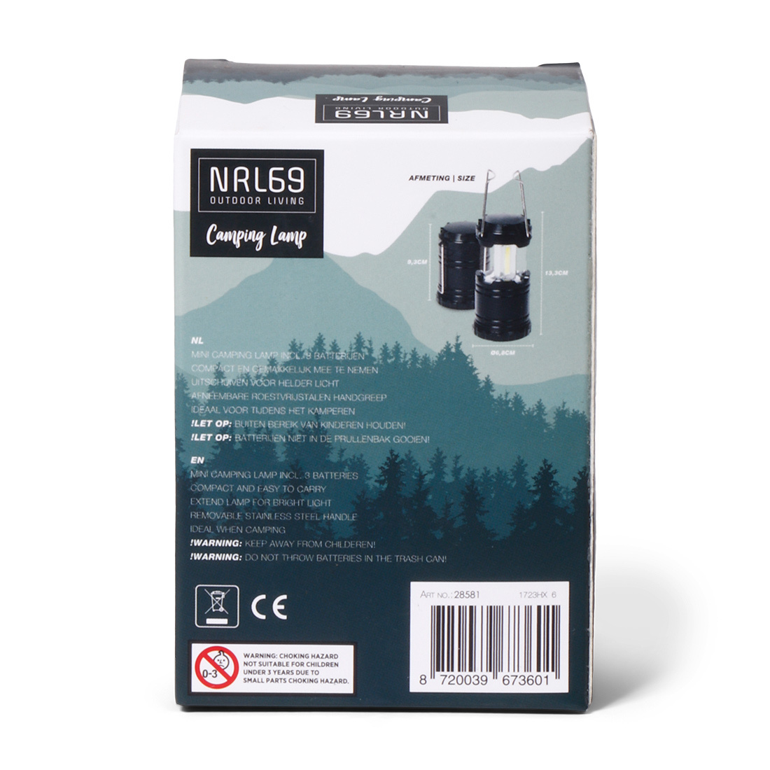 Norlander Outdoor Mini Camping LED Lamp - NRL69