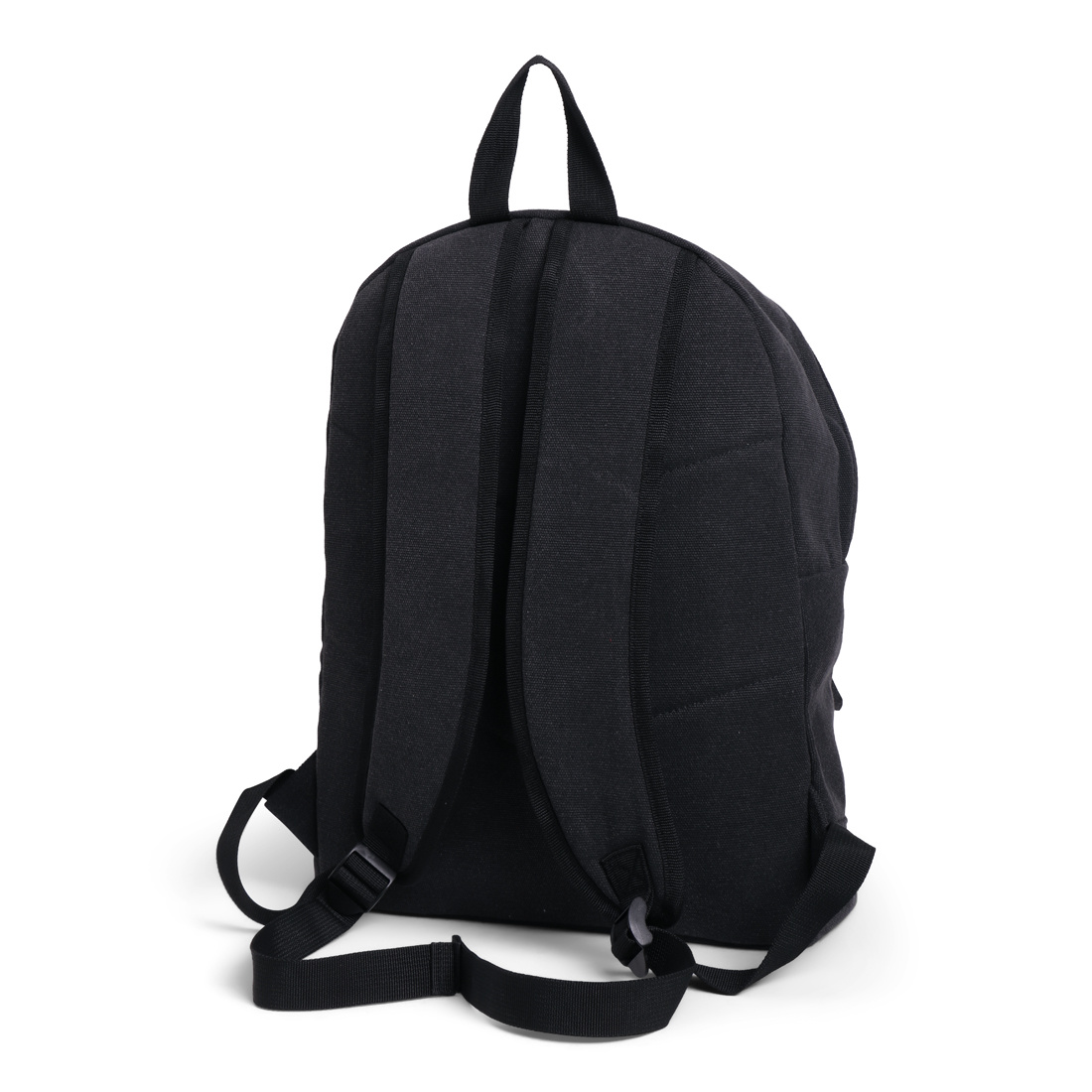 Norländer Everyday Canvas Rugzak Vintage Backpack Zwart