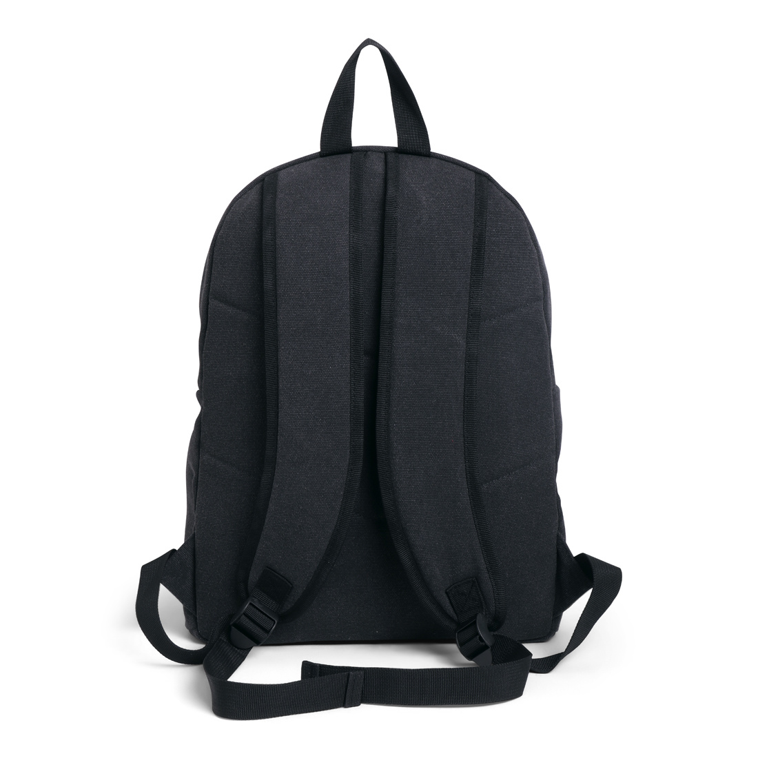 Norländer Everyday Canvas Rugzak Vintage Backpack Zwart