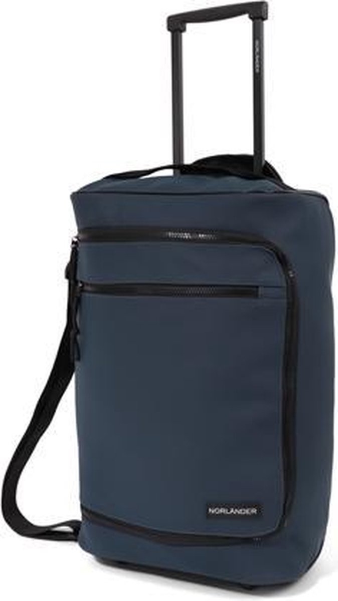 Norländer Lyon Trolley Dull PU Blauw - 39 liter - waterafstotend