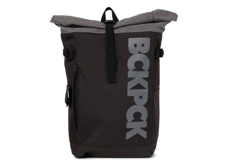 Norländer Rugzak BCKPCK - Rolltop - 21 ltr - Zwart/Grijs - Waterafstotend