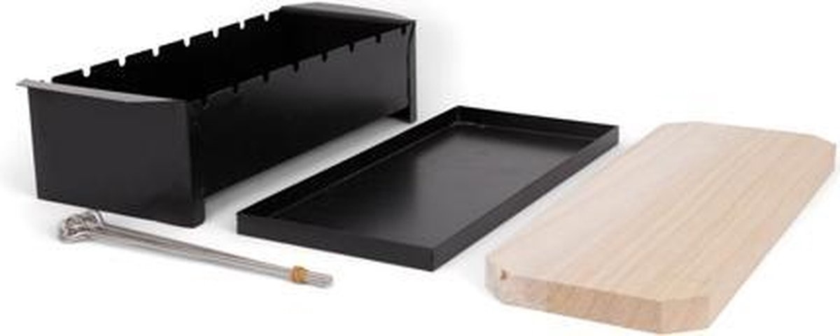 Senza Spies Grill BBQ met Serveerplank - 36x13,5x11,5cm