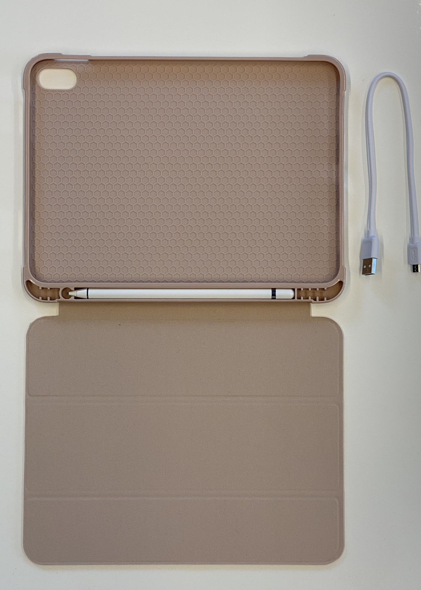iPad beschermhoes -10.9 inch, inclusief stylus - Blush