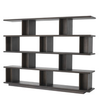 Cabinet Colombier mocha oak veneer