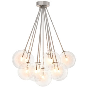 Eichholtz Ceiling Lamp Molecule nickel finish