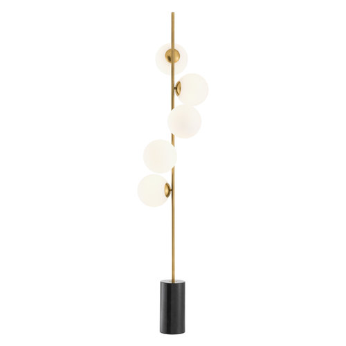 Eichholtz Floor Lamp Tempo antique brass finish