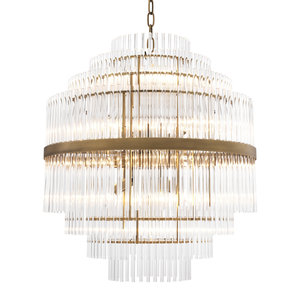 Eichholtz Chandelier East antique brass finish