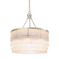 Chandelier Hector S nickel finish