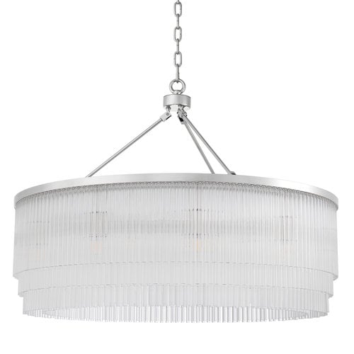 Eichholtz Chandelier Hector L nickel finish