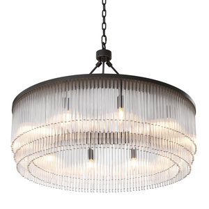 Eichholtz Chandelier Hector L bronze highlight finish