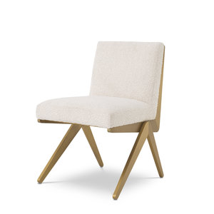 Eichholtz Dining Chair Fico bouclé cream