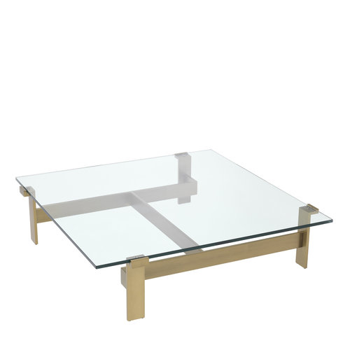 Eichholtz Coffee Table Maxim brushed brass finish