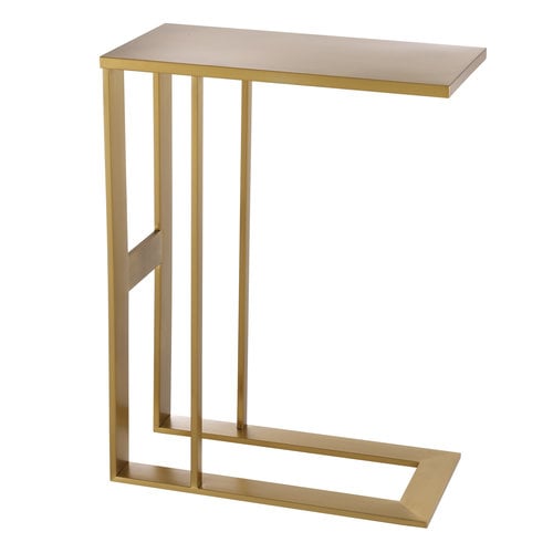 Eichholtz Side Table Pierre brushed brass finish