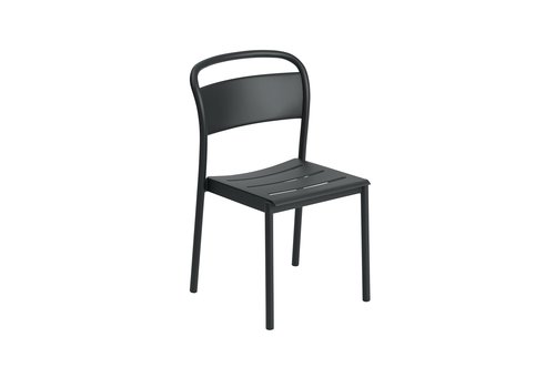 Muuto Linear Steel Side Chair - Zwart