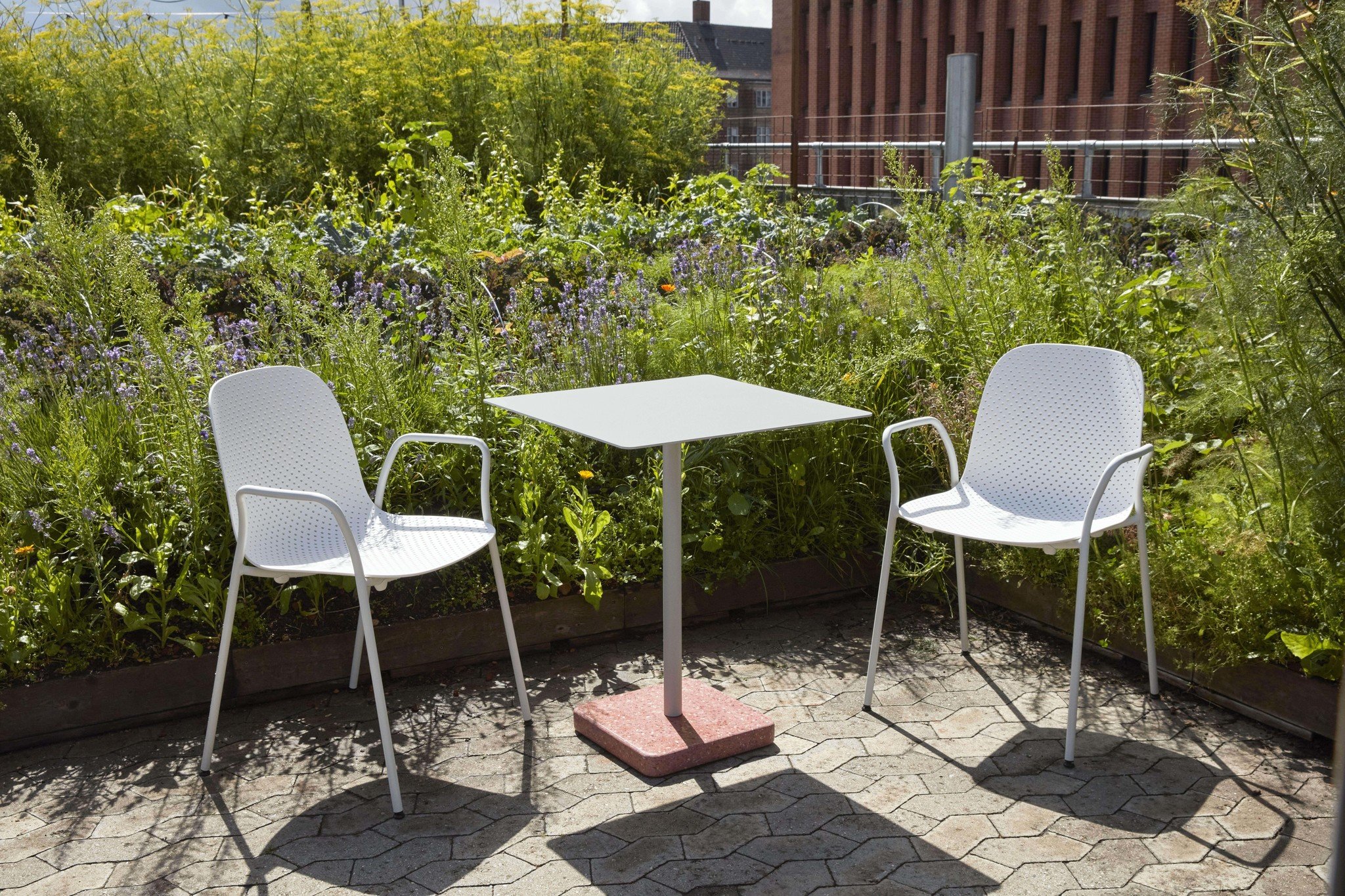 Hay l Terrazzo Table Square - Yellow Lemon Tree Webshop