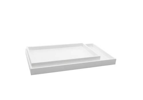 XL Boom Low Tray Rectangular Set/2 - white