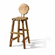 Teak Barhocker Erosi Rund