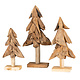 Weihnachtsbaum Klein Flach (satz von drei)