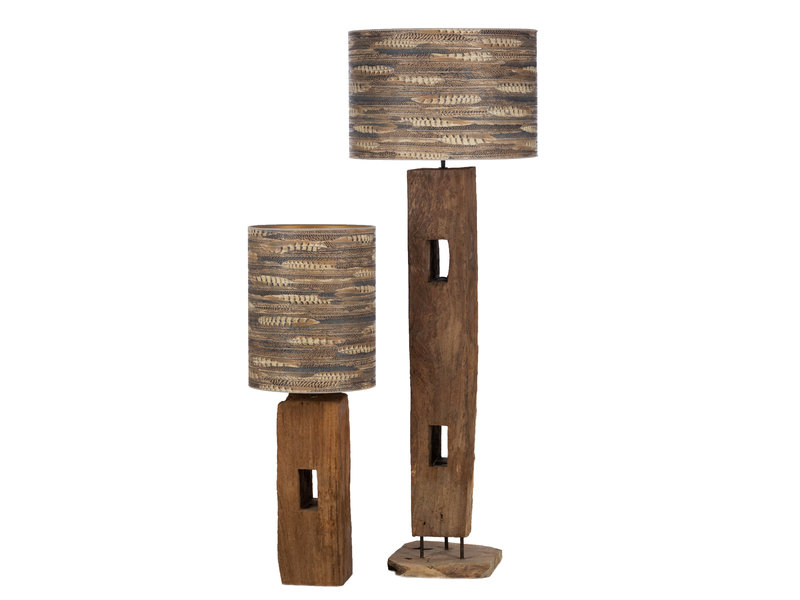 Holz Lampe Sapi