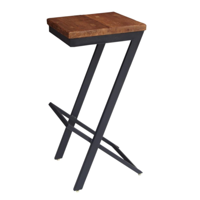 Fenna - Teak Barstuhl Kreuz
