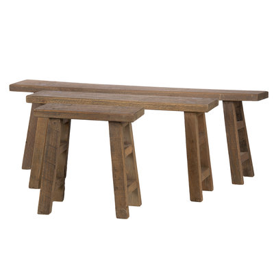 Teak Schulbank