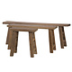 Teak Schulbank