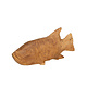 Teakholz Dekoration Fisch