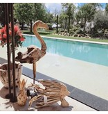 Teak Flamingo