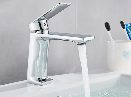 VALISA Strak model wastafel mengkraan chroom