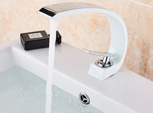 VALISA Moderne witte wastafel mengkraan C vorm