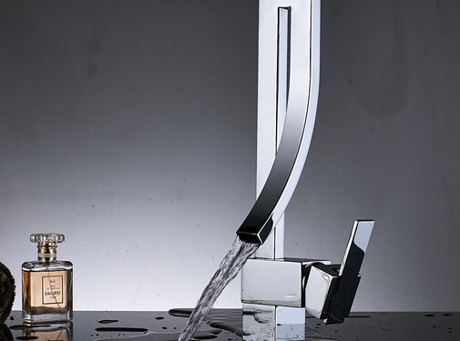 VALISA Hoge stijl waterval wastafel mengkraan chroom