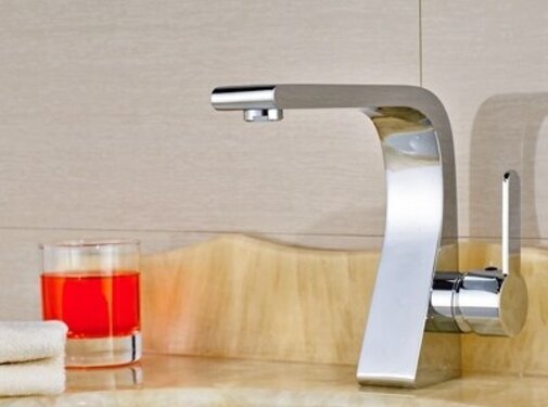 VALISA Robuuste messing wastafel mengkraan chroom