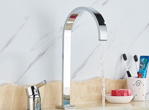 VALISA Hoge 2-Gats Wastafel Kraan Wastafel mengkraan Draaibaar