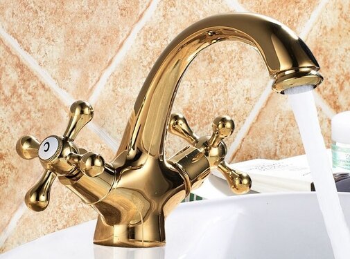 VALISA Moderne mengkraan dubbele handgrepen goud